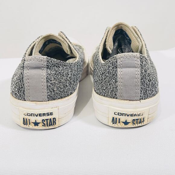 Converse All Star Chuck Taylor Sneakers Mens 8 Womens 10 Gray Skater Shoes - Picture 9 of 14